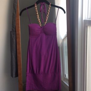 Guess party dress with halter straps